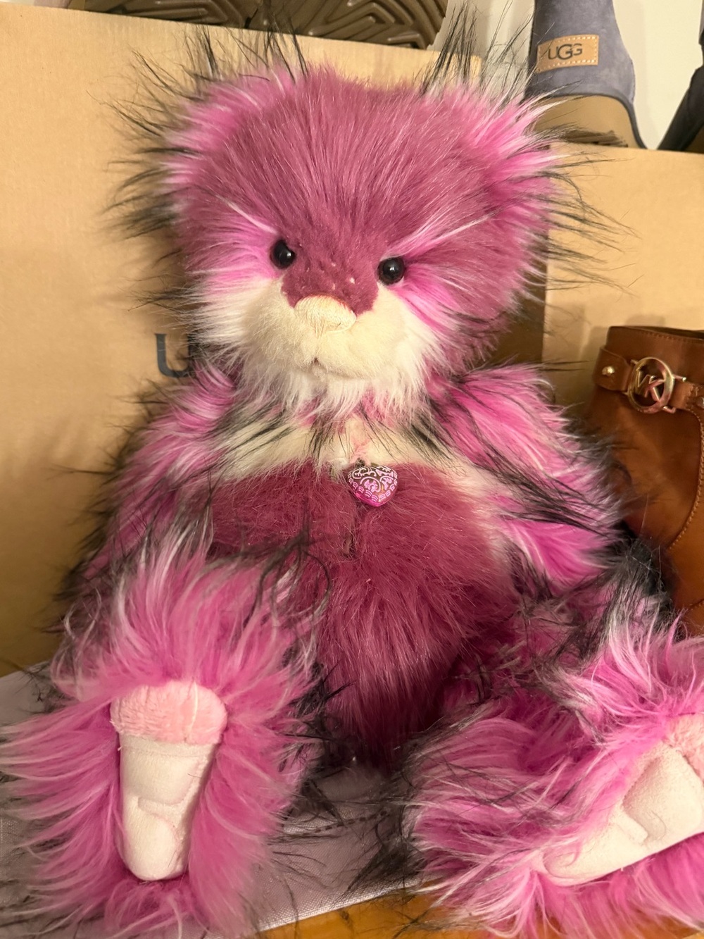 Charlie Bear Cotton Candy  extremely hard to find . Had her imported .